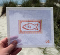 Coastal Fish Needlepoint Canvas