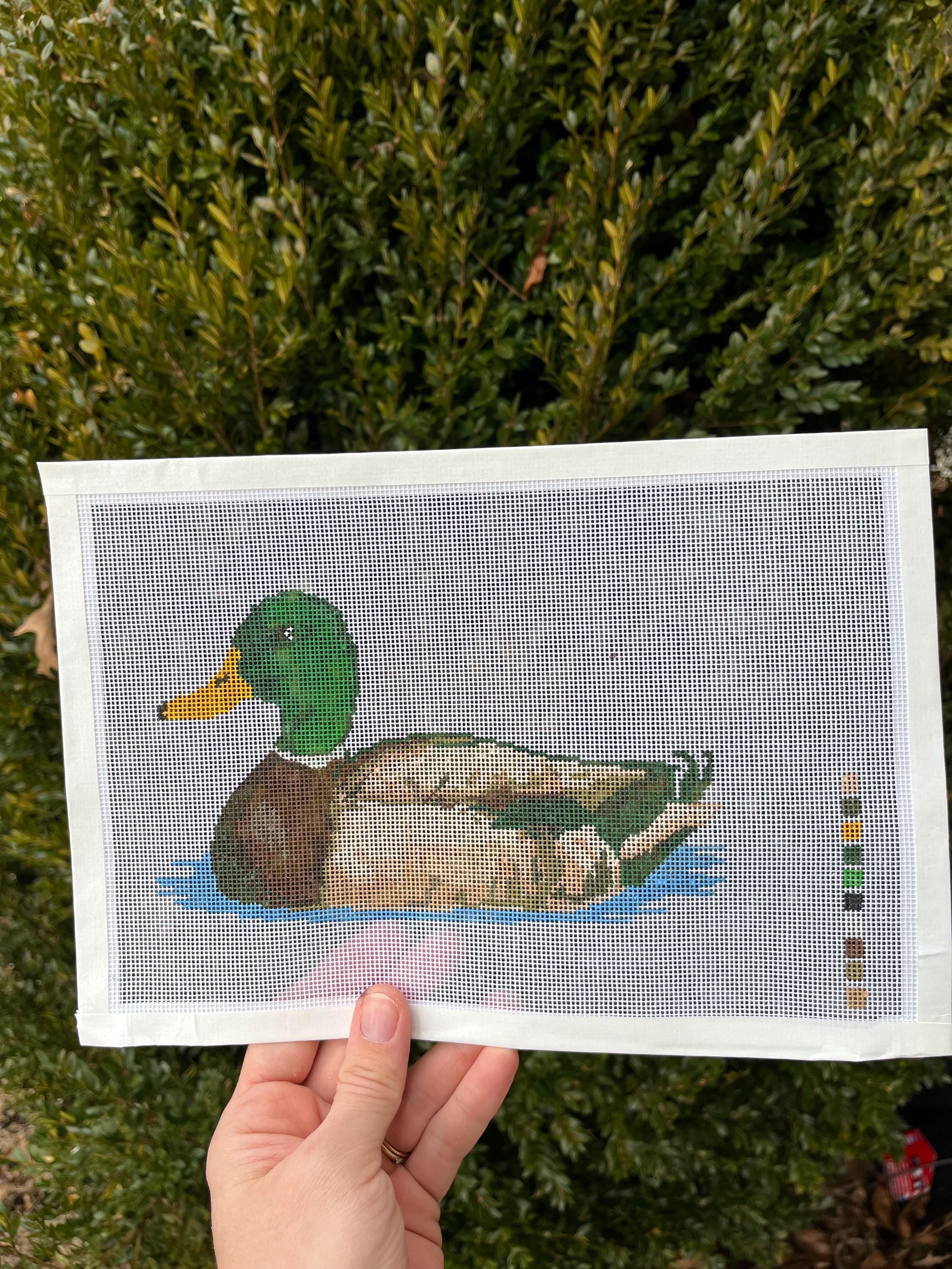 Mallard Duck Needlepoint Canvas