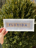Florida Gators Needlepoint Canvas - Loop Keychain