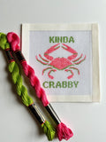 Kinda Crabby Needlepoint Canvas