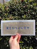 Kentucky Wildcats Needlepoint Canvas - Loop Keychain
