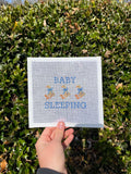 Baby Sleeping Little Goose Needlepoint Canvas